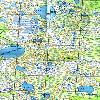 Avenza Systems Inc. Soviet Genshtab map - p43-131/132 - Russia digital map
