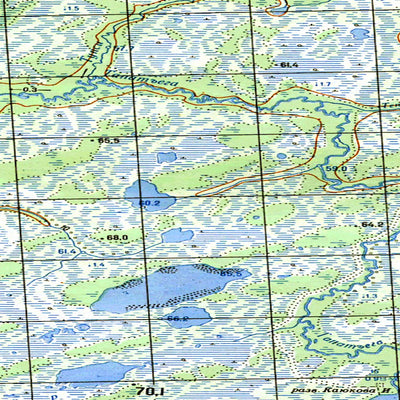 Avenza Systems Inc. Soviet Genshtab map - p43-133/134 - Russia digital map