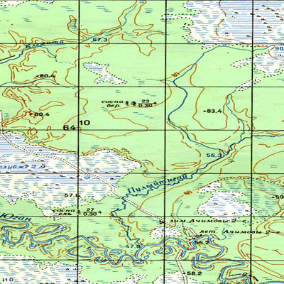 Avenza Systems Inc. Soviet Genshtab map - p43-139/140 - Russia digital map