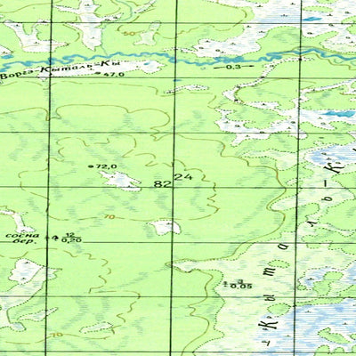 Avenza Systems Inc. Soviet Genshtab map - p44-007/008 - Russia digital map