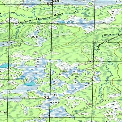 Avenza Systems Inc. Soviet Genshtab map - p44-007/008 - Russia digital map