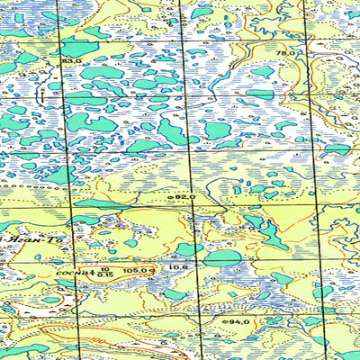 Avenza Systems Inc. Soviet Genshtab map - p44-015/016 - Russia digital map