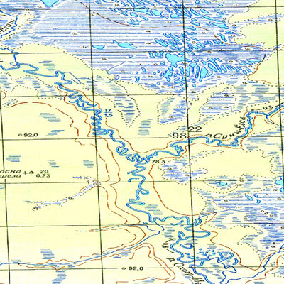 Avenza Systems Inc. Soviet Genshtab map - p44-063/064 - Russia digital map