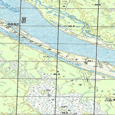 Avenza Systems Inc. Soviet Genshtab map - p45-045/046 - Russia digital map