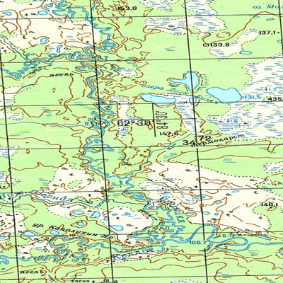 Avenza Systems Inc. Soviet Genshtab map - p45-049/050 - Russia digital map