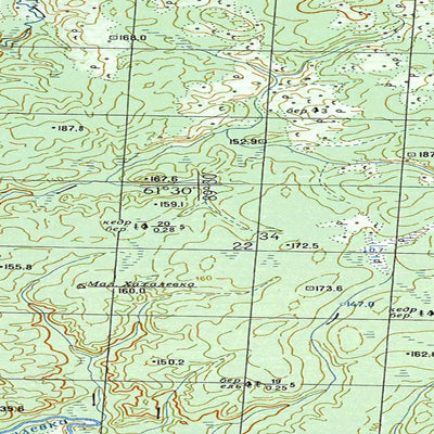 Avenza Systems Inc. Soviet Genshtab map - p45-095/096 - Russia digital map