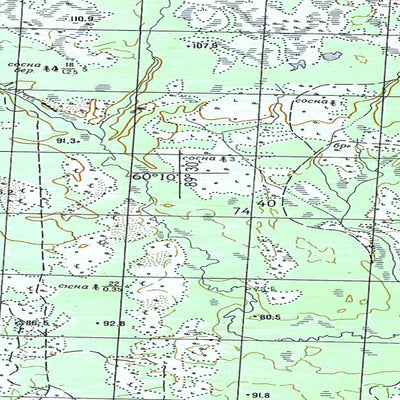 Avenza Systems Inc. Soviet Genshtab map - p45-143/144 - Russia digital map