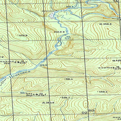 Avenza Systems Inc. Soviet Genshtab map - p46-121/122 - Russia digital map