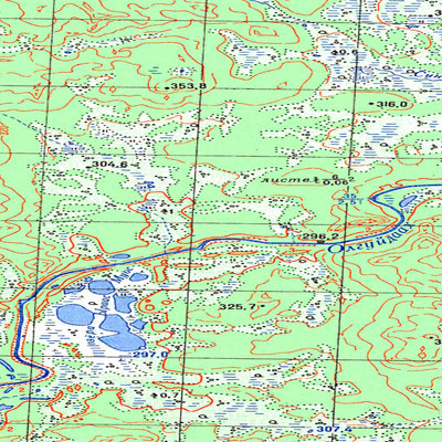 Avenza Systems Inc. Soviet Genshtab map - p49-009/010 - Russia digital map