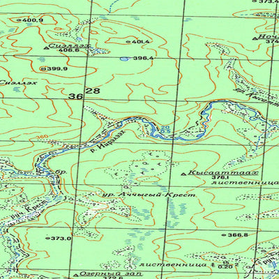 Avenza Systems Inc. Soviet Genshtab map - p49-059/060 - Russia digital map