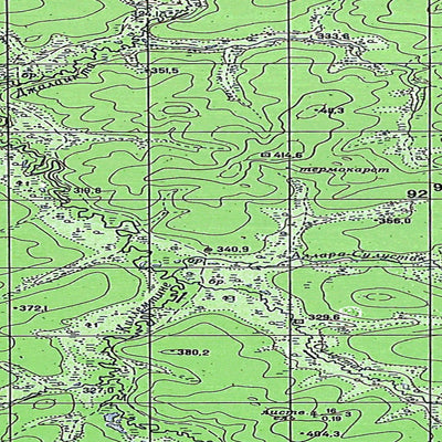 Avenza Systems Inc. Soviet Genshtab map - p49-101/102--(1970) - Russia digital map