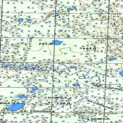 Avenza Systems Inc. Soviet Genshtab map - p50-021/022 - Russia digital map