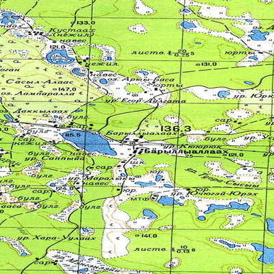 Avenza Systems Inc. Soviet Genshtab map - p52-045/046--(1962) - Russia digital map