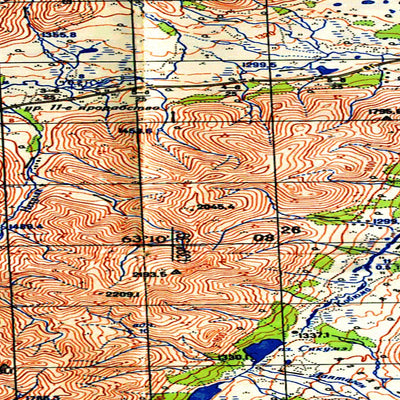 Avenza Systems Inc. Soviet Genshtab map - p54-027/028 - Russia digital map