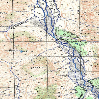 Avenza Systems Inc. Soviet Genshtab map - p54-041/042--(1951) - Russia digital map