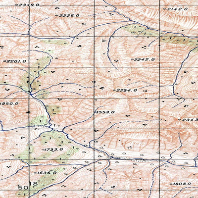 Avenza Systems Inc. Soviet Genshtab map - p54-079/080--(1951) - Russia digital map