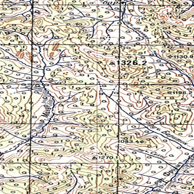 Avenza Systems Inc. Soviet Genshtab map - p55-043/044 - Russia digital map
