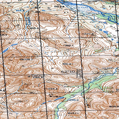 Avenza Systems Inc. Soviet Genshtab map - p55-061/062 - Russia digital map