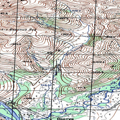 Avenza Systems Inc. Soviet Genshtab map - p55-069/070 - Russia digital map