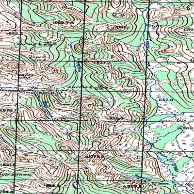 Avenza Systems Inc. Soviet Genshtab map - p55-069/070 - Russia digital map