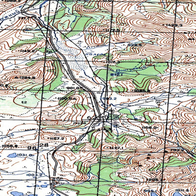 Avenza Systems Inc. Soviet Genshtab map - p55-071/072 - Russia digital map