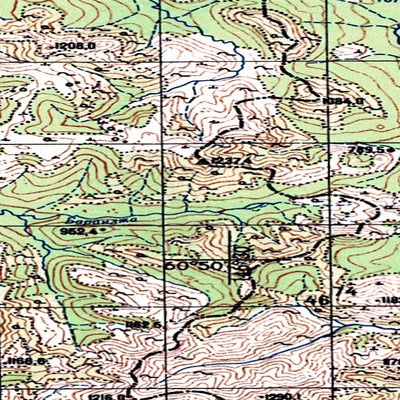 Avenza Systems Inc. Soviet Genshtab map - p55-113/114 - Russia digital map