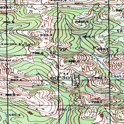 Avenza Systems Inc. Soviet Genshtab map - p55-125/126 - Russia digital map