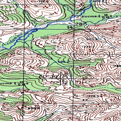Avenza Systems Inc. Soviet Genshtab map - p55-127/128 - Russia digital map