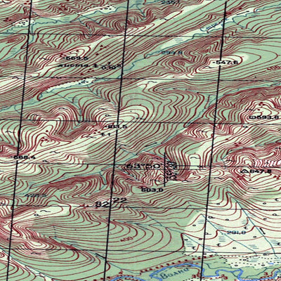 Avenza Systems Inc. Soviet Genshtab map - p56-011/012 - Russia digital map