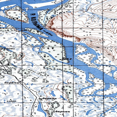 Avenza Systems Inc. Soviet Genshtab map - p56-041/042--(1951) - Russia digital map