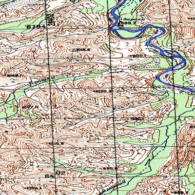 Avenza Systems Inc. Soviet Genshtab map - p56-099/100 - Russia digital map