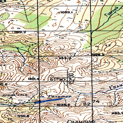 Avenza Systems Inc. Soviet Genshtab map - p56-101/102 - Russia digital map