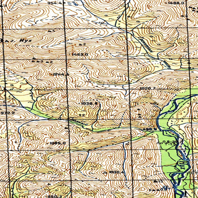 Avenza Systems Inc. Soviet Genshtab map - p56-123/124 - Russia digital map