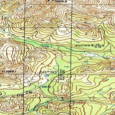 Avenza Systems Inc. Soviet Genshtab map - p56-127/128 - Russia digital map