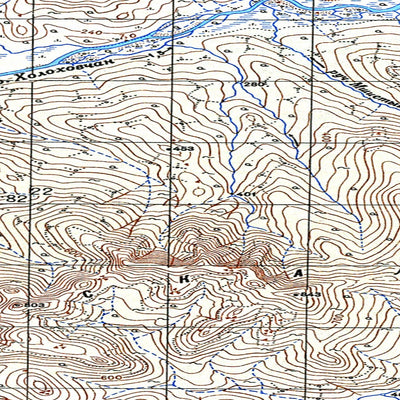 Avenza Systems Inc. Soviet Genshtab map - p58-007/008--(1953) - Russia digital map