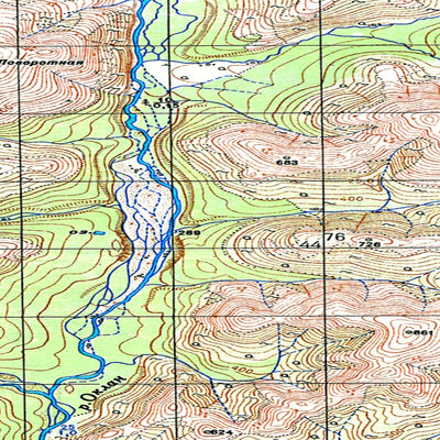 Avenza Systems Inc. Soviet Genshtab map - p58-017/018--(1953) - Russia digital map