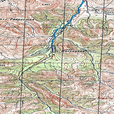 Avenza Systems Inc. Soviet Genshtab map - p58-021/022--(1953) - Russia digital map