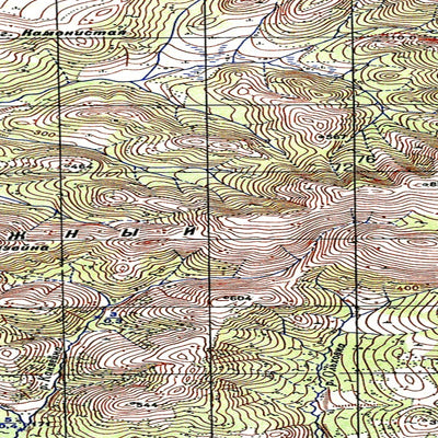 Avenza Systems Inc. Soviet Genshtab map - p58-041/042--(1953) - Russia digital map