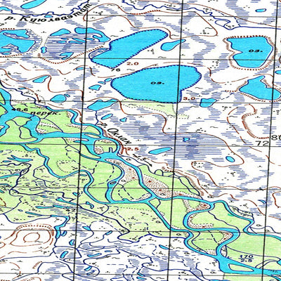 Avenza Systems Inc. Soviet Genshtab map - p58-045/046--(1953) - Russia digital map