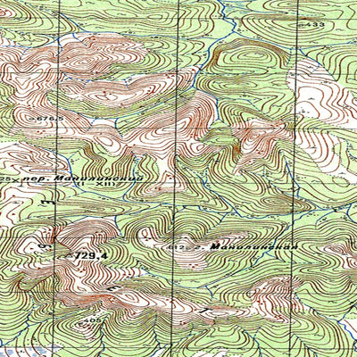 Avenza Systems Inc. Soviet Genshtab map - p58-055/056--(1952) - Russia digital map