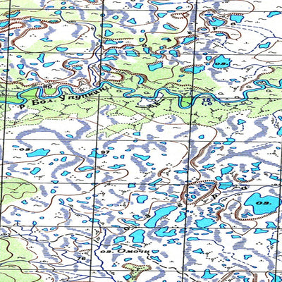 Avenza Systems Inc. Soviet Genshtab map - p58-069/070--(1953) - Russia digital map
