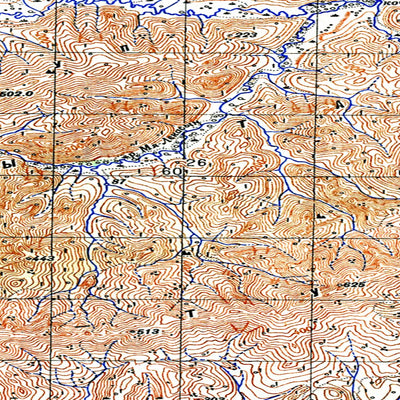 Avenza Systems Inc. Soviet Genshtab map - p58-079/080--(1949) - Russia digital map