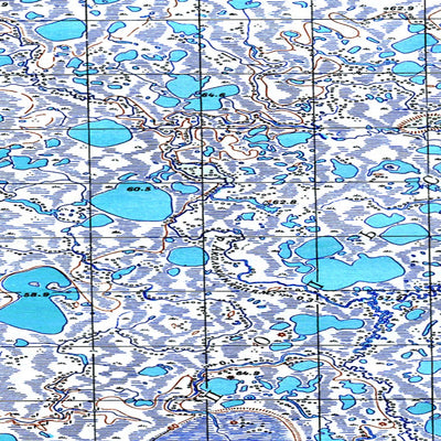 Avenza Systems Inc. Soviet Genshtab map - p58-101/102--(1949) - Russia digital map