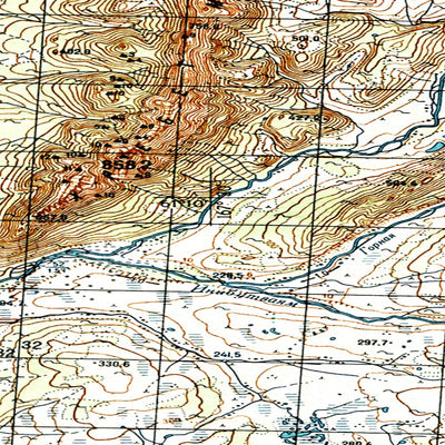 Avenza Systems Inc. Soviet Genshtab map - p58-107/108--(1981) - Russia digital map