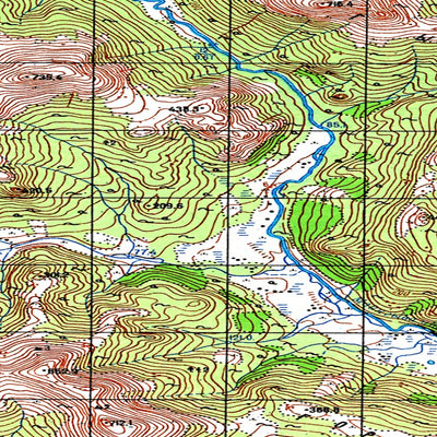 Avenza Systems Inc. Soviet Genshtab map - p58-127/128--(1982) - Russia digital map