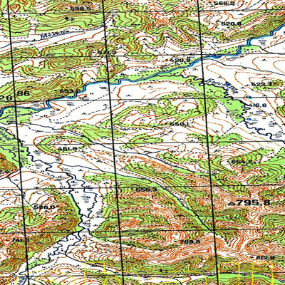 Avenza Systems Inc. Soviet Genshtab map - p59-049/050--(1979) - Russia digital map