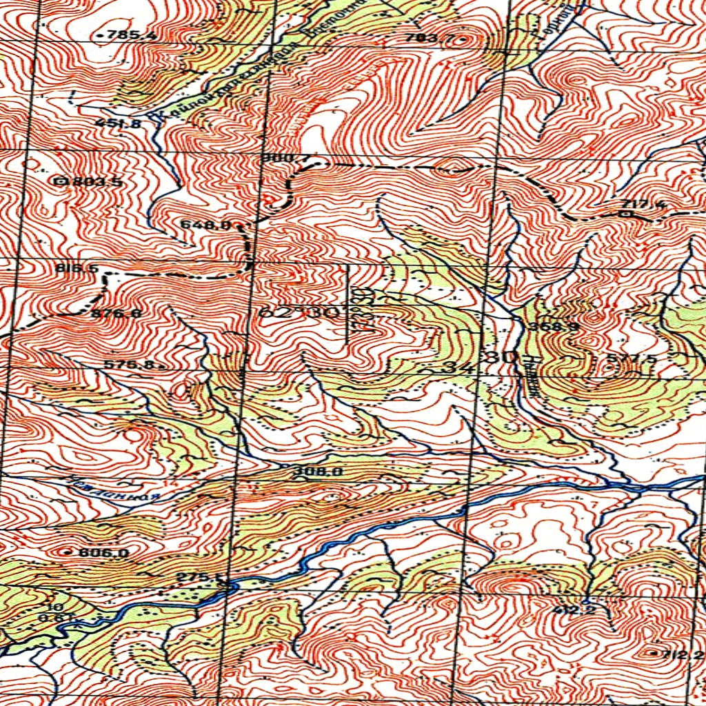 Soviet Genshtab Map - p59-059/060--(1972) - Russia by Avenza Systems ...