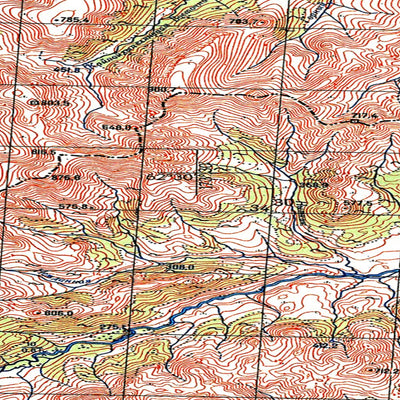 Avenza Systems Inc. Soviet Genshtab map - p59-059/060--(1972) - Russia digital map