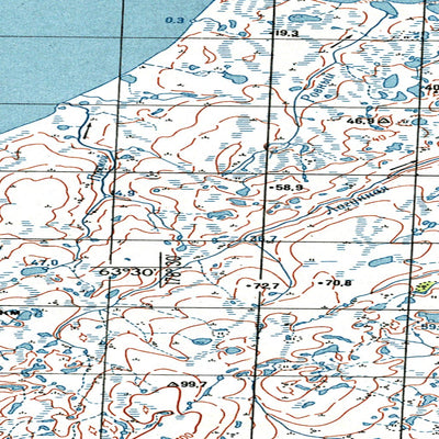 Avenza Systems Inc. Soviet Genshtab map - p60-021/022 - Russia digital map