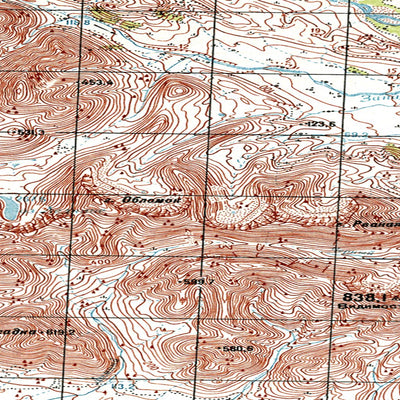 Avenza Systems Inc. Soviet Genshtab map - p60-057/058 - Russia digital map